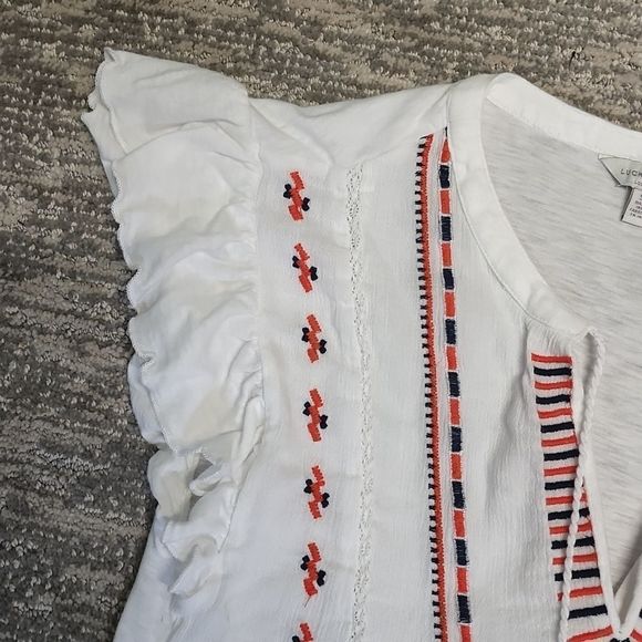 Lucky Brand blouse 👚 - Picture 7 of 12